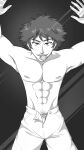  1boy black_and_white boxers cowboy_bebop male male_nipples male_only pubic_hair spike_spiegel 