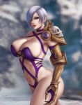 1girl alluring big_breasts breasts cleavage female_only flowerxl isabella_valentine looking_at_viewer pinup project_soul soul_calibur soul_calibur_ii soul_calibur_iii soul_calibur_vi