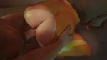  1boy 1girl ass_grab big_breasts big_penis bouncing_ass bouncing_breasts brown_eyes brown_hair bubble_butt creampie cum_inside cumdrip doggy_position from_behind idemi-iam moaning overwatch thick_thighs tracer_(overwatch) vaginal_penetration wet_body 