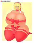  baosart bleach blonde_hair christmas gigantic_ass gigantic_breasts hourglass_figure tia_harribel 