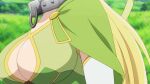  anime big_breasts bouncing_breasts breasts cleavage close_up collar gif how_not_to_summon_a_demon_lord isekai_maou_to_shoukan_shoujo_no_dorei_majutsu shera_l_greenwood 