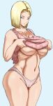  android_18 big_ass big_breasts blonde_hair dragon_ball_super dragon_ball_z huge_ass huge_breasts pinkpawg 