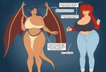  2_girls demona disney elisa_maza gigantic_ass gigantic_breasts hourglass_figure saturnxart 