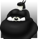 bbw big_breasts creepy_susie goth huge_ass plump ribbon the_oblongs tight_clothing tsundere wide_hips
