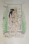  archie_comics betty_cooper dan_decarlo_(artist) nude shower soap veronica_lodge wet 