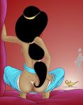  aladdin_(series) ass breasts disney magic_lamp princess_jasmine pussy sideboob thong 