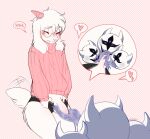 &lt;3 1boy 2020s 2022 3_girls 3_heads absurd_res anthro blush caprine closed_eyes clothing clover_(deltarune) darkner deltarune deltarune_chapter_1 femboy femboy_on_female fur furry furry_only glasses goat heart high_res horn horns licking long_tongue male male/female male_anthro monster myoukky oral partially_clothed penis penis_lick ralsei ralsei_with_white_fur sex spoken_heart straight tail tailwag tonguejob topwear undertale_(series) white_fur