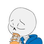1:1 1:1_aspect_ratio 2d_animation animated animated_skeleton animation bottom_sans closed_eyes clothed fellatio gif grabbing_penis loop looping_animation oral orange_penis penis penis_grab sans sans_(undertale) skeleton sucking_penis uke_sans undead undertale undertale_(series) unknown_artist unknown_source white_background