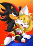  all_fours anal bbmbbf bed blush cum cum_in_ass doggy_position grabbing love miles_&quot;tails&quot;_prower mobius_unleashed palcomix rear_deliveries reardeliveries sega sex shadow_the_hedgehog smile sonic_(series) sonic_team sonic_the_hedgehog_(series) touching yaoi 