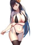  1girl ass bikini breasts hips huge_ass huge_breasts looking_at_viewer navel thicc thick_thighs thighs undressing voluptuous wide_hips 
