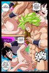  big_breasts broly chichi comic dragon_ball dragon_ball_z legs legs_up nude nude_female patreon penetration sex super_melons 