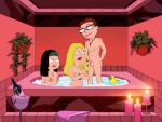  american_dad angry breasts candle cleavage fellatio fire francine_smith gif guido_l hayley_smith incest necklace nude oral penis penis_slap steve_smith tub 