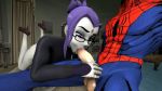  crossover dc_comics marvel peter_parker raven_(dc) spider-man spider-man_(series) tagme teen_titans 