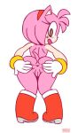  1girl amy_rose anthro anus ass bangs boots fur furry gloves green_eyes grin headband hedgehog looking_at_viewer looking_back nude open_mouth pink_fur presenting presenting_anus pussy sega simple_background smiling_at_viewer sonic_the_hedgehog_(series) tagme tail white_background yopy 