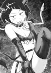  1girl alternate_costume cosplay demon_girl impossible_clothes jirou_kyouka my_hero_academia revealing_clothes succubus 