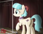  1girl anus ass coco_pommel cutie_mark earth_pony female female_only friendship_is_magic indoors my_little_pony pony pussy solo standing tail 