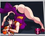 1girl 1girl 1girl anime_milf ass big_ass big_breasts black_hair breasts chichi clothed_female dat_ass dragon_ball dragon_ball_(object) dragon_ball_z female_focus female_only jack-o_pose jackochallenge legs long_hair looking_at_viewer mature mature_female milf muscular_legs panties postcosat smile solo_female solo_focus spread_legs thick_thighs tied_hair upskirt 
