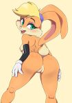  artist_request dat_ass facing_away lagomorph lola_bunny looney_tunes pussy sideboob space_jam:_a_new_legacy warner_brothers 