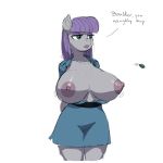  1girl anthro boulder breasts friendship_is_magic kevinsano maud_pie my_little_pony nipples 