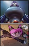  1girl 2_girls breasts cleavage dc_comics female_only huge_breasts jinx looking_at_viewer meme ph raven_(dc) teen_titans teen_titans_go 