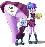  2_girls 2girls ass book equestria_girls female female_only friendship_is_magic lifted_by_another my_little_pony panties school_uniform skirt skirt_lift source_request sugarcoat twilight_sparkle twilight_sparkle_(mlp) underwear uniform upskirt 