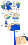  ! adventure_time animal_ears ass bear_ears bent_over blush cat_ears comic cum erection finn_the_human flower flowers funny muscle no_panties smile sunflower surprise susan_strong 