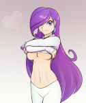  1girl breasts earring friendship_is_magic looking_at_viewer my_little_pony rarity_(mlp) scorpdk smile underboob undressing 