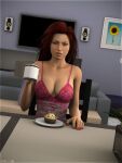  1girl 1girl breasts clothing muffin sydgrl3d 