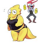 !? 2010s 2016 2_girls 2d 2d_(artwork) alphyne alphys alphys_(undertale) anthro anthro_only artist_request black_camisole black_panties blue_body blue_skin boots bra_strap breasts camisole canon_couple chubby chubby_anthro chubby_female couple digital_media_(artwork) duo ear_fins eyepatch female_anthro female_only fins fish fish_girl glasses hair head_fins lizard lizard_girl lizard_tail marine monster monster_girl navel_line non-mammal_breasts nosebleed panties polka_dot_panties red_hair reptile reptile_girl reptile_tail scalie slit_pupils solo_focus tail undertale undertale_(series) undyne unphys video_game_character video_games white_background yellow_body yellow_sclera yellow_skin yuri