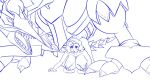  ass big_breasts breasts dragon duel_monster emmeline_(yu-gi-oh!_duel_links) gigantic_breasts huge_ass huge_breasts huge_nipples huge_penis interspecies lactation large_areolae lineart monochrome monster nipples odd-eyes_pendulum_dragon penis rochestedorm sex size_difference sketch yu-gi-oh! yu-gi-oh!_duel_links 
