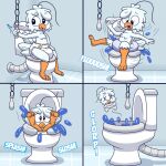  comic comic_page comic_panel diaper diaper_only diaper_wearing diapered diapered_female diapers drowning flush flush_vore flushed flushing nyx_star_(nyxieete_nyxstar) nyxiette_nyxstar toilet toilet_bowl toilet_paper toilet_pee toilet_poop toilet_roll toilet_seat toilet_stall toilet_use toilet_vore underwater vore 