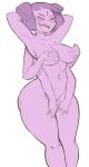  1girl 5_eyes 6_arms angstrom anthro anthro_only arachnid big_ass big_breasts breasts colored completely_nude covering covering_breasts covering_crotch covering_nipples covering_self female_anthro female_only glasses huge_ass monster muffet multiple_arms multiple_eyes navel non-mammal_breasts non-mammal_navel nude purple_body purple_skin solo_anthro solo_female spider spider_girl standing thick thick_thighs undertale undertale_(series) white_background wide_hips 