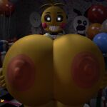  five_nights_at_freddy&amp;#039;s gigantic_breasts oakensfm toy_chica 