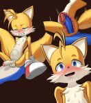  2boys absurd_res anal anthro balls blush bodily_fluids duo foreskin fox furry genital_fluids genitals hedgehog high_res internal interspecies kunsun976 male male/male male_only miles_&quot;tails&quot;_prower penis precum sega sex sonic_the_hedgehog sonic_the_hedgehog_(series) stomach_bulge tears yaoi 