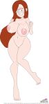  1girl alpha_channel areola big_breasts bikini_tan black_eyes breasts brown_hair completely_nude completely_nude_female disney disney_channel earrings eyelashes feet female female_only freckles freckles_on_body freckles_on_breasts freckles_on_crotch full_body gravity_falls hair half-closed_eyes high_res high_resolution highres hips long_hair looking_at_viewer navel nipples nude nude_female pale_skin pervertoons piercing riffsandskulls smile solo tall_image teeth thick_thighs thighs toes transparent_background very_high_resolution wendy_corduroy white_skin wide_hips 