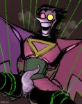 1boy 2020s 2023 2d 2d_(artwork) artist_name bondage bound darkner deltarune deltarune_chapter_2 digital_media_(artwork) humanoid humanoid_robot male male_only multicolored_wings penis pointy_nose prehensile_penis raynecloud robot robot_humanoid spamton_g._spamton spamton_neo tentacle_penis tied_up undertale_(series) video_game_character video_games wings wire