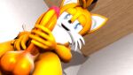 1boy 3d 3d_animation animated anthro artist_request big_penis fox furry genitals gif looking_at_viewer male miles_&quot;tails&quot;_prower penis sega solo solo_male sonic_the_hedgehog_(series) source_filmmaker stroking_penis tagme