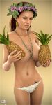  breasts earring necklace pineapple sydgrl3d tattoo 