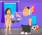  breasts christmas erect_nipples erection_under_clothes family_guy glasses meg_griffin shaved_pussy thighs 