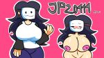 :) :3 big_ass big_breasts female_only jp20414(oc) mask masked_female my_oc oc thicc thick_thighs white_shirt
