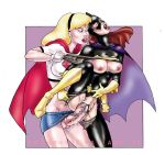  barbara_gordon batgirl dc dc_comics futa_on_female futanari futanari_on_female kara_zor-el magnificent_bastard supergirl superman_(series) 