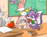  a.g.i. babs_bunny bugs_bunny classroom fifi_la_fume tiny_toon_adventures 