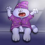cartoon_network chowder chowder_(series) erect_penis erection penis purple_fur