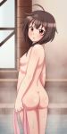  1_girl 1girl ass back bare_back bath blush breasts contentious_content female female_only female_solo from_behind gunshou high_resolution kono_subarashii_sekai_ni_shukufuku_wo! looking_at_viewer looking_back megumin nipples nude small_breasts 
