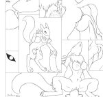 1_anthro 1_female 1_female_anthro 1girl 4_fingers 4_toes anthro anthro_canine anthro_fox anthro_vixen anus arm_warmers artist_name breasts canine claws clitoris close-up crouching detached_sleeves digimon dildo female female_anthro female_anthro_fox female_renamon fox front_view fur furry labia monochrome nipples nude open_mouth pussy rear_view renamon sateva_9822 smile solo standing toei_animation vixen white_fur yellow_fur yin_yang