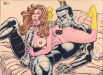 69 bed closed_eyes colossus cum cum_on_tongue facial hand_on_penis kitty_pryde marvel marvel_comics nude open_mouth penis piotr_rasputin rob_durham shadowcat tan_line tattoo testicles tongue_out tramp_stamp x-men