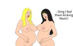  american_dad big_breasts big_breasts francine_smith hayley_smith heavenly_ass mother_&amp;_daughter pregnant 