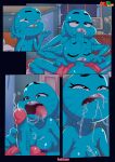  1boy 1girl age_difference bbmbbf comic fur34* furry gumball_watterson incest mother_&amp;_son nicole_watterson palcomix taboo_desires_(comic) the_amazing_world_of_gumball young young_man_and_milf 