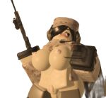  1girl big_breasts gun nude roblox weapon 