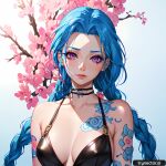 1girl ai_generated female_only jinx_(league_of_legends) league_of_legends solo_female trynectar.ai upper_body
